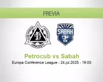 Pronóstico Petrocub Sabah (24 julio 2025)