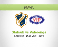Pronóstico Stabæk Vålerenga (24 junio 2021)