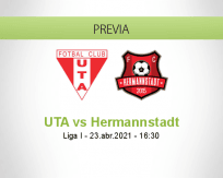 Pronóstico UTA Hermannstadt (23 abril 2021)