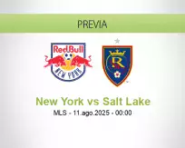 Pronóstico New York Salt Lake (10 agosto 2025)