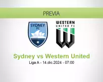 Pronóstico Sydney Western United (14 diciembre 2024)