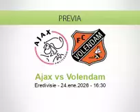 Ajax vs Volendam