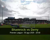 Pronóstico Shamrock Derry (03 agosto 2025)