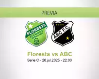 Pronóstico Floresta ABC (26 julio 2025)