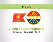 Pronóstico Viking Strømsgodset (05 julio 2025)
