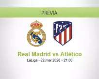 Real Madrid vs Atlético