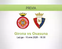 Pronóstico Girona Osasuna (10 enero 2026)