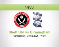 Pronóstico Sheff Utd Birmingham (20 diciembre 2025)