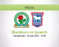 Pronóstico Blackburn Ipswich (20 septiembre 2025)
