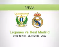 Pronóstico Leganés Real Madrid (05 febrero 2025)