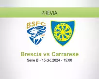 Pronóstico Brescia Carrarese (15 diciembre 2024)