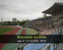 Pronóstico Blaublitz Oita (27 octubre 2024)