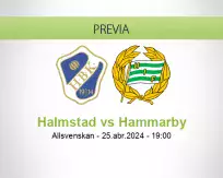 Pronóstico Halmstad Hammarby (25 abril 2024)