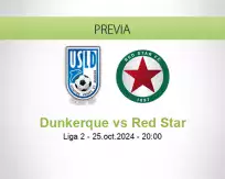 Pronóstico Dunkerque Red Star (25 octubre 2024)