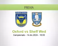 Pronóstico Oxford Sheff Wed (14 diciembre 2024)