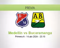 Pronóstico Medellín Bucaramanga (14 abril 2024)