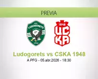 Pronóstico Ludogorets CSKA 1948 (05 abril 2026)