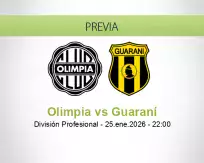 Olimpia vs Guaraní