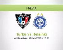 Pronóstico Turku Helsinki (23 septiembre 2025)