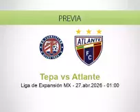 Pronóstico Tepa Atlante (27 abril 2026)