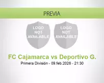 Pronóstico FC Cajamarca Deportivo G. (09 febrero 2026)