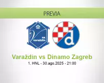 Pronóstico Varaždin Dinamo Zagreb (30 agosto 2025)