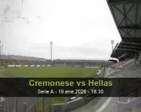 Cremonese vs Hellas