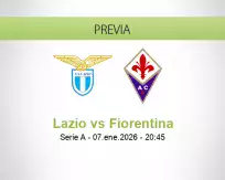 Pronóstico Lazio Fiorentina (07 enero 2026)