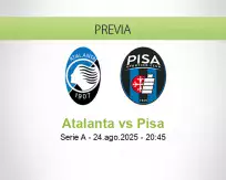 Pronóstico Atalanta Pisa (24 agosto 2025)