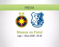 Pronóstico Steaua Farul (26 julio 2025)