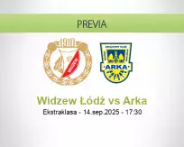Pronóstico Widzew Łódź Arka (14 septiembre 2025)