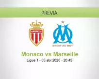 Pronóstico Monaco Marseille (05 abril 2026)