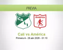 Pronóstico Cali América (25 abril 2026)