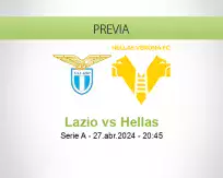 Pronóstico Lazio Hellas (27 abril 2024)