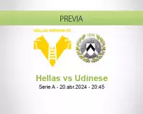 Pronóstico Hellas Udinese (20 abril 2024)