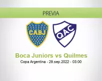 Boca Juniors vs Quilmes