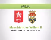 Pronóstico Maastricht Willem II (20 abril 2024)