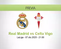 Real Madrid vs Celta Vigo