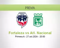 Pronóstico Fortaleza Atl. Nacional (27 octubre 2024)