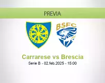 Pronóstico Carrarese Brescia (02 febrero 2025)