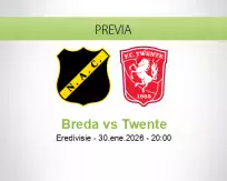 Pronóstico Breda Twente (30 enero 2026)