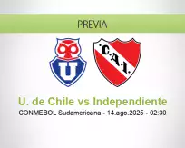 U. de Chile vs Independiente