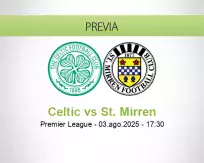Pronóstico Celtic St. Mirren (03 agosto 2025)