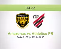 Pronóstico Amazonas Athletico PR (07 julio 2025)