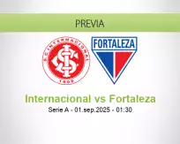 Pronóstico Internacional Fortaleza (31 agosto 2025)