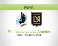 Pronóstico Minnesota Los Angeles (16 julio 2025)