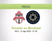 Pronóstico Toronto Montreal (30 agosto 2025)