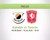 Pronóstico Katwijk Twente (18 diciembre 2024)