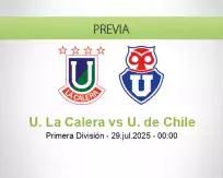 Pronóstico U. La Calera U. de Chile (28 julio 2025)