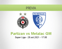 Pronóstico Partizan Metalac GM (28 octubre 2021)